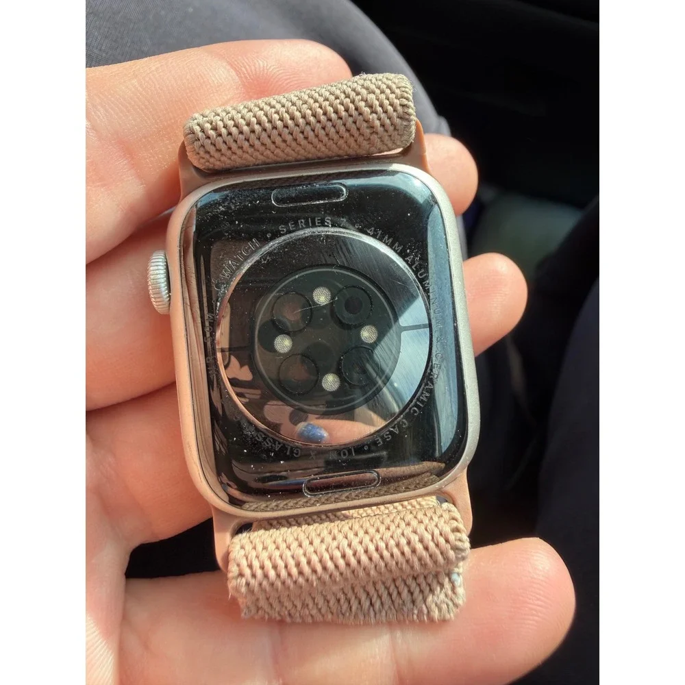 Apple Watch Series 7 Smartwatch Starlight 41mm Sport Tech Fitness Tracker